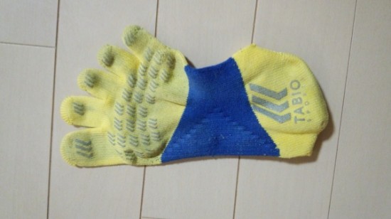 ５本指ランニングソックス「Tabio」