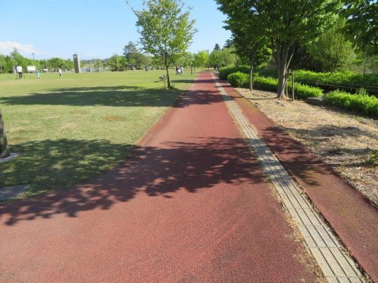 北代緑地公園のジョギングコース 短距離コース(1週200m)